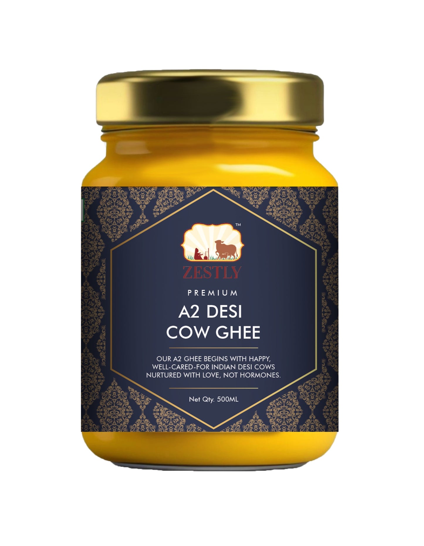 A2 Desi Cow Ghee (500ml)